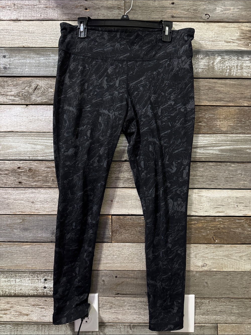 Kirklands Black Patterned Leggings